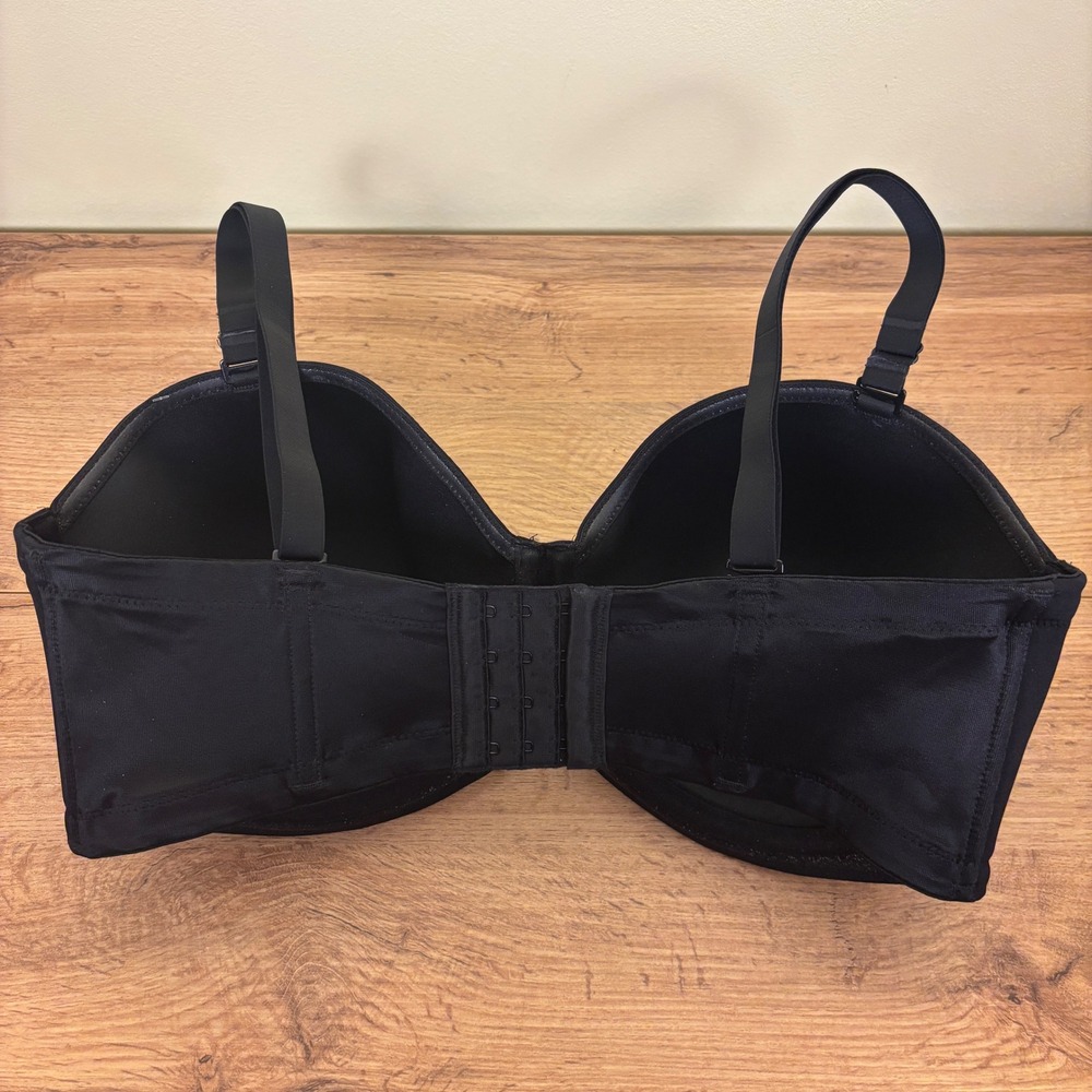 NWT WACOAL Red Carpet‎ Convertible Strapless Bra Black Women Size 38G Comfort - Picture 6 of 9